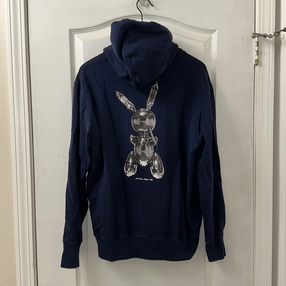 Uniqlo X Jeff Koons Rabbit Pullover Hoodie Sweatshirt - Gem
